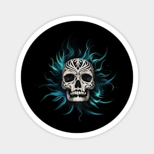 Modern Skull Magnet